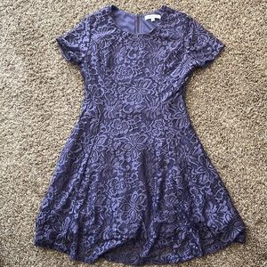 Francesca’s purple lace dress medium